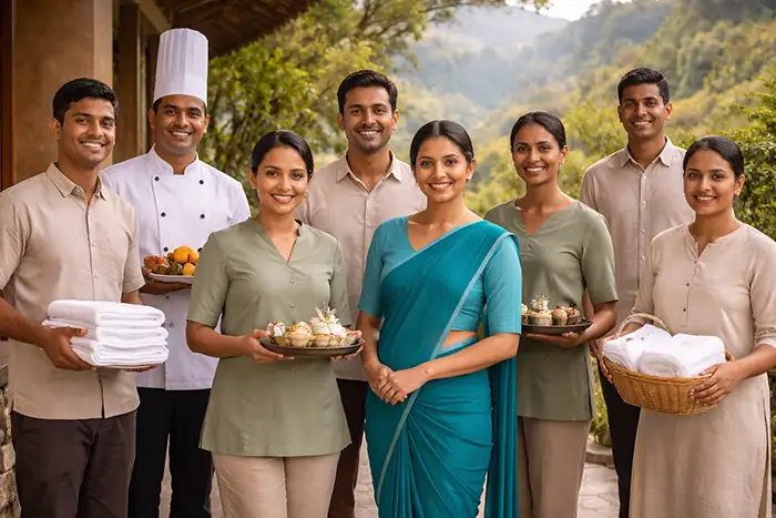 resort staff team